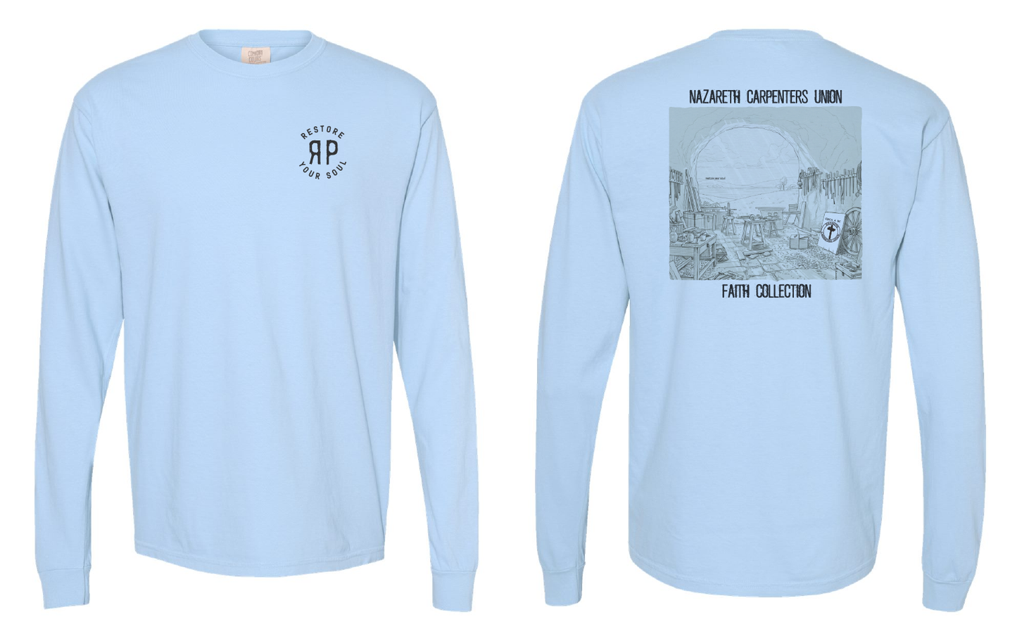 NCU Blue Long Sleeve Tee Extra Large
